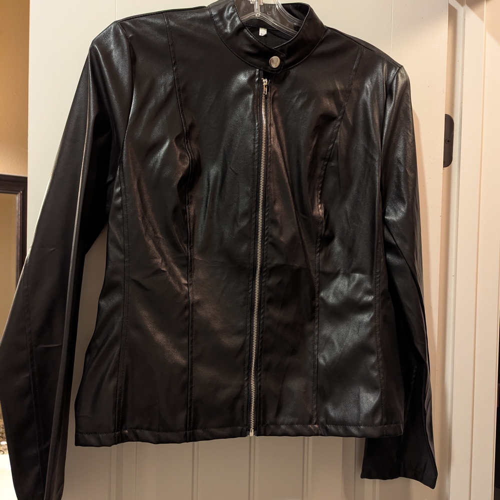 Women's Black Leather Jacket